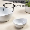 UNICASA Serving Bowls Set, 2 Tier Chip and Dip Bowls