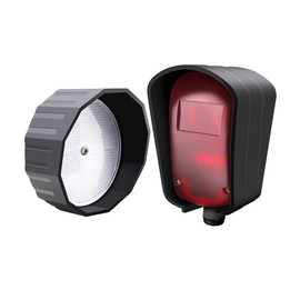 TOPENS TRF3 Reflective Light Barrier, Infrared Sensor System, Driveway Sensor, Light Barrier with Reflector for Gate Operators, Access Control, Security Alarm Systems