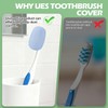 Lapfoon - Juego de 6 fundas para cepillo de dientes,