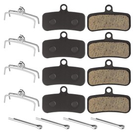 4 Pairs Bicycle Brake Pads Disc Brake - Compatible with Shimano D03S D02S Saint BR-M810 BR-M820 Deore XT BR-M8020 BR-M8120 ZEE BR-M640 XTR BR-M9120 Tektro HD-E725 M735 M745 M750 TR. P SL