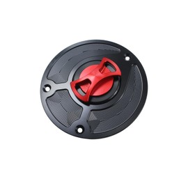 Motorcycle CNC Aluminum Gas Cap Gas Fuel Tank For CB1000 CB1000R CB600F CB1300 CBF1000 CBR1000RR CBR1100XX CBR1100 CBR600RR CBR900RR CBR929RR 954 CBR600 F4 F4I VTR1000F RVF 400 (Red)