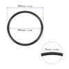 QUARKZMAN Nitrile Rubber Seal Sealing Ring 68 mm x 60