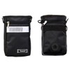 Millya Zippered Dog Walking Treat Bag with Adjustable Belt Black