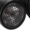 Yuecoom Motorcycle Doubility Headlight, Universal Headlight Eye Design 8.5in Iron