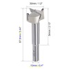 MACHSWON Forstner Drill Bits Tungsten Carbide Wood Hole Saw Opener