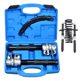 Prokomon Heavy Duty Coil Spring Compressor Tool; 3 Pieces Macpherson Strut Spring Compressor Tool with Jaws and Holder; Max Load 2645 Pounds