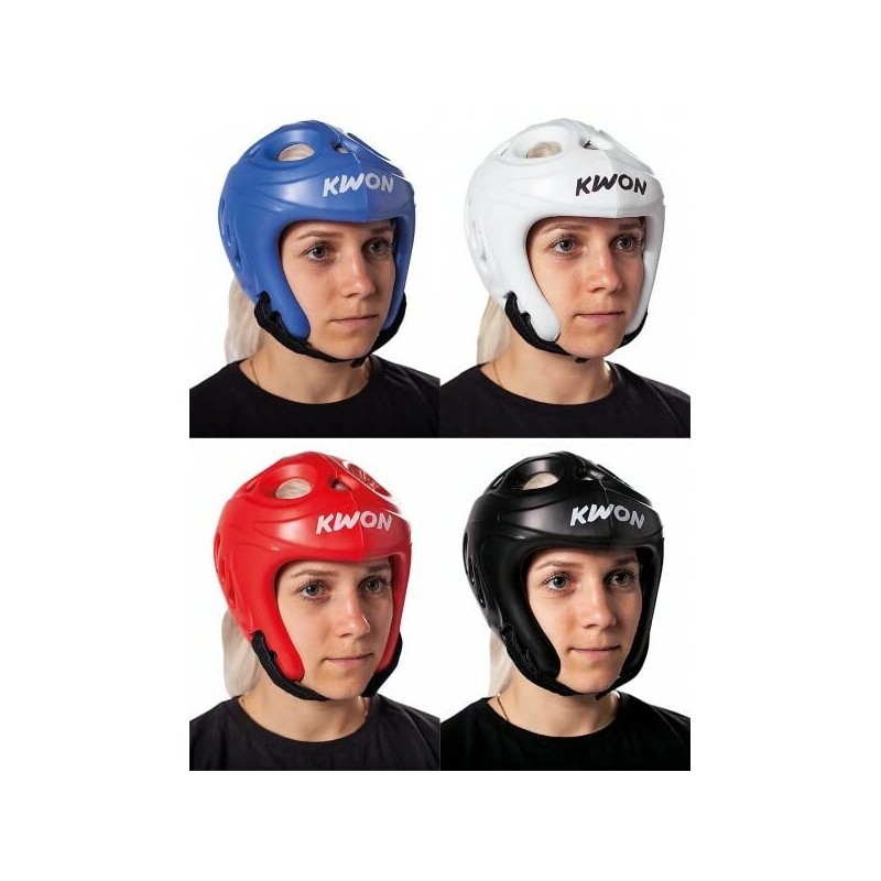 KWON Shocklite Head Guard Various Colours Black XL