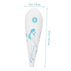 SUPVOX Lightweight Female Stand-up Urinal 12pcs Disposable Urination Funnel for Women Camping Accessory