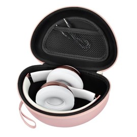 Comecase Estuche rígido de viaje para audífonos de diadema Beats Solo3/Beats Solo2, Rose gold, Beats Solo3
