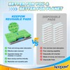 KEEPOW Reusable Mop Pads Refills, Mop Replacement Pads Compatible with