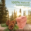 Cedar Blocks for Clothes Storage, 20 Pack Natural Cedar Planks