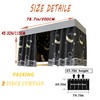 Qubanda 2Pcs Bunk Bed Curtains Privacy Blackout Cloth Men Women