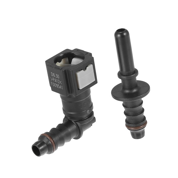 A ABSOPRO 90 Degree Fuel Line Hose 1/4 6.3mm SAE