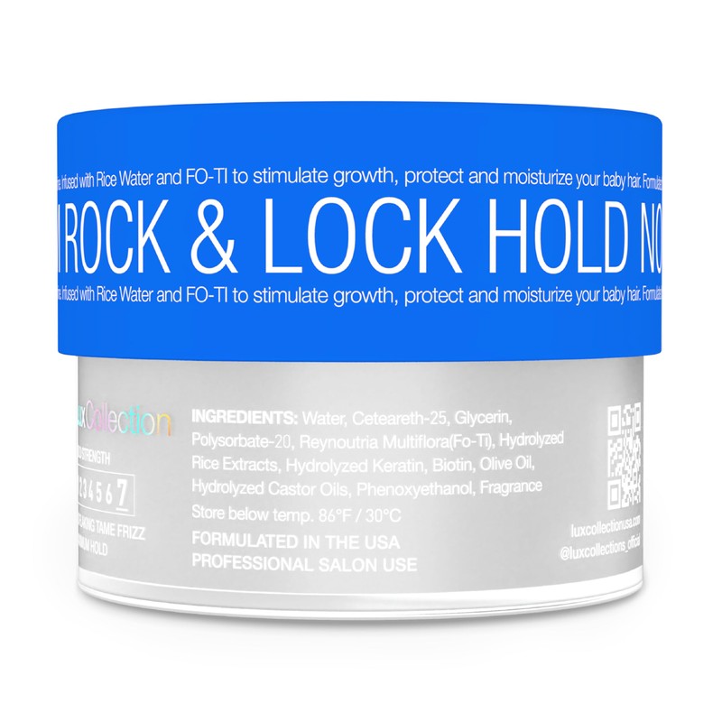 Edge Lux Edge Control Gel with Castor Oil, Keratin, Biotin,