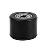 Chain Tensioner Pulley Wheel Guide, Rubber & Iron, Black, Inner
