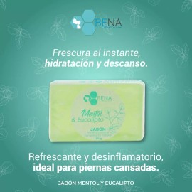 Bena Belleza Natural Jabon Artesanal Mentol Y Eucalipto Glicerina Relajante Bena
