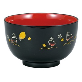 Miyamoto Sangyo 4512951077469 Dream Rabbit Rabbit, Black, 23.7 fl oz (700 ml), Set of 1