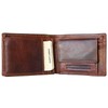 Bull Burry High-quality men's wallet brown made of genuine solid