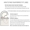 PIERCINGFUN Women Men G23 Titanium Hinged Piercing Nose Rings Hoop
