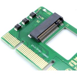 AYMBH NGFF M-Key NVMe AHCI SSD to PCI-E 3.0 Adapter Converter 16x x4 x8 x16 PCI Express Card M.2 M-Key NVMe SSD to PCIe 3.0 Riser Card Compatible with XP941, SM951, PM951, A110, 960, M6E