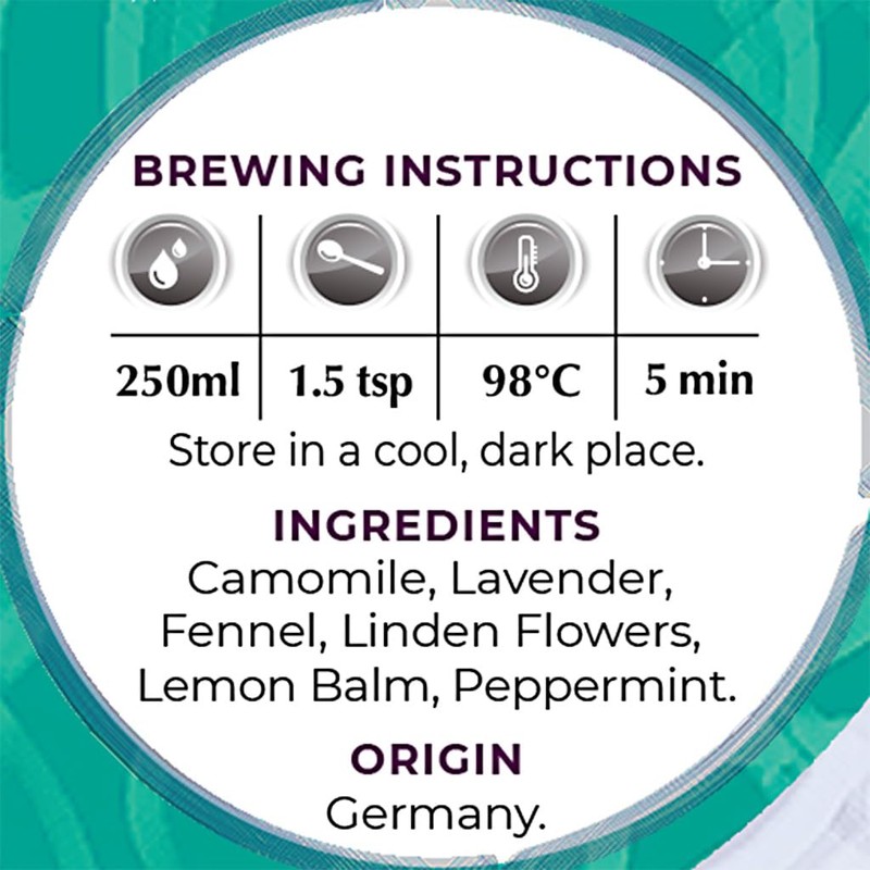 The Exotic Teapot – Sleep Tea Blend, 250g Pouch, Calming