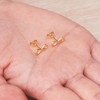 Philip Jones Gold Plated Infinity Stud Earrings