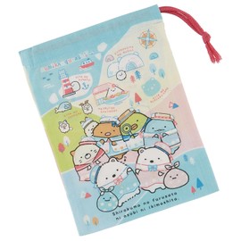 Skater (Skater) Children's Bento Cup Bag Made in Japan, Kids Sumikko Gurashi Polar Bear Hometown Girl KB63