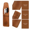NINVVS 2 Pieces Pen Case, PU Leather Pen Case, Handmade