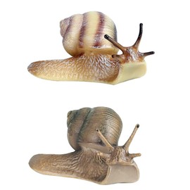 Toddmomy Landscape Decor Snail Ornaments Resin Snail Figures Garden Decorations Mini Resin Snail Model Snail
