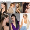Cybelleza Ponytail Extensions Braid Ponytail Hairpiece Straight Long 55 cm
