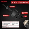 ANGELSWORD Hole Saw Set 24 PCS Hole Saw Kit, Hole