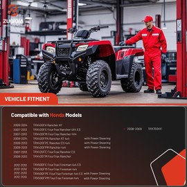 Zuqioia Fuel Pump Compatible with Honda ATV, Rancher 420, Foreman 500, TRX420, TRX500, TRX700XX 2007-2014, Replace# 16700-HP5-602