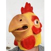 Rubber Johnnies Chicken Head MASK, Farm Animal MASKS, Funny Fancy