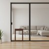 Adjustable Height Aluminum Alloy Pet Door 75 7/8 80 11/16