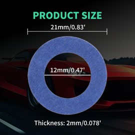 MAEZOE 24pcs 90430-12031 Oil Drain Plug Gaskets for Toyota Lexus – OEM Fit Crush Washer Seals for Oil Changes, Durable Aluminium Gasket Set for DIY & Mechanic Use