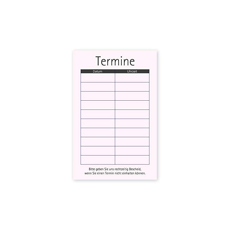 500 Foot Care Appointment Cards Manicure & Pedicure for Cosmetic