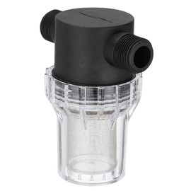 PATIKIL 3/4 Inch Male in-Line Strainer with 40 Mesh Stainless Steel Filter Screen Water Pump Filter for Garden Irrigation Pressure Washer Inlet