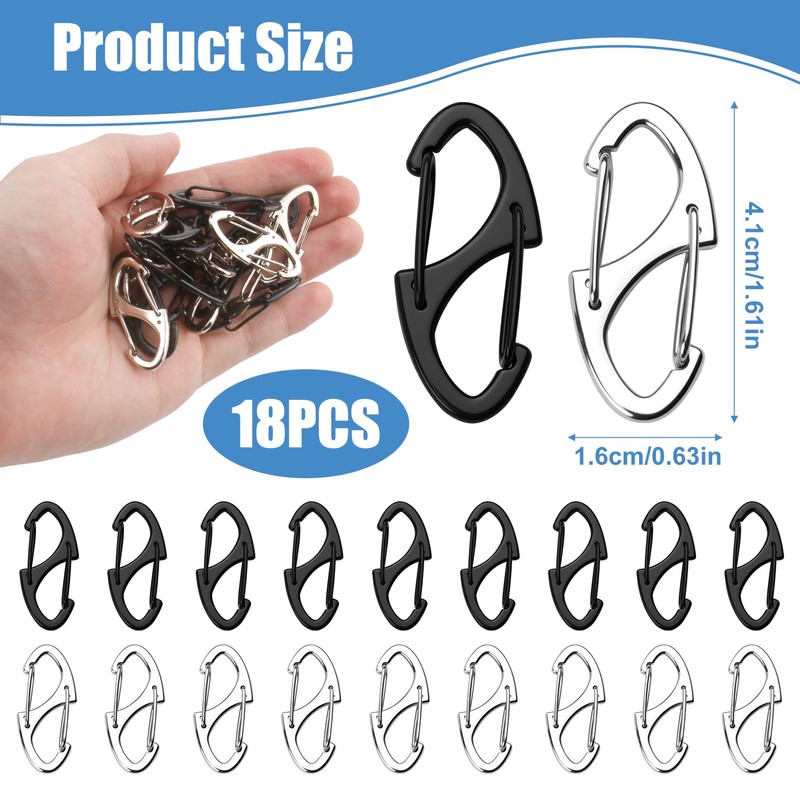 18Pcs Zipper Locks Anti Theft for Pick Pocket Protection Anti