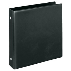 Index Card Folder 2 Rings Black