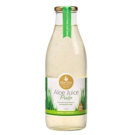 Aloe Vera Of Australia Aloe Vera Pulp Juice Organic Glass 1L