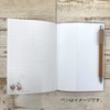 Gakken Staful Moomin Notebook with Cover, A6, Graph Ruled, Pink