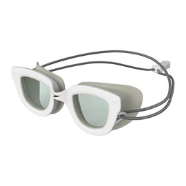 Speedo Junior Sunny G Sea Seasiders Swimming Goggles | Anti-Leak | Stylist Design | Kids Holiday, White/Grey, One Size