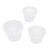 Kisangel 9pcs Orchid Pots Use Breathable Design Drainage Holes for