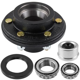 AutoSpark Trailer 6 lug Idler Hub Kit 6 on 5.5 6x5.5 for 5200-6000 lbs Axle trailer hub