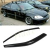 PLDDE 2pcs Sun Rain Guard Outside Mount Window Visors For