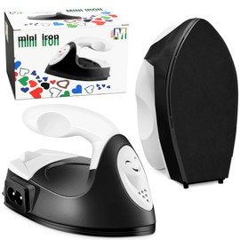 Mini Iron for Quilting, Crafting and Sewing, Ceramic Heating Plate