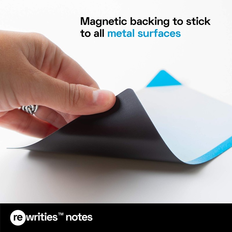 Rewrities Notes - 24 Dry Erase Magnetic Cards for Tasks,