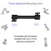 Double Socket Arm,Compatible with RAM mounts Garmin Spherical Component,Long Arm