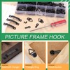 Keadic 401PCS Picture Frame Hangers Assortment Kits Including Sawtooth Photo