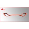 4 x Cross Strap for Tension Strap, Car Transport, Lashing